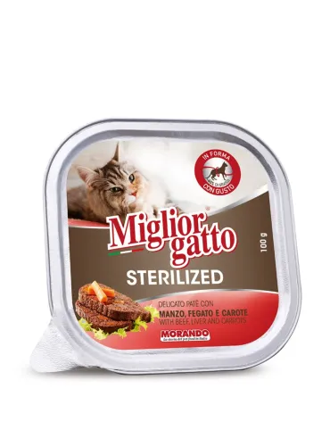 Migliorgatto Sterilized Manzo Fegato 100gr