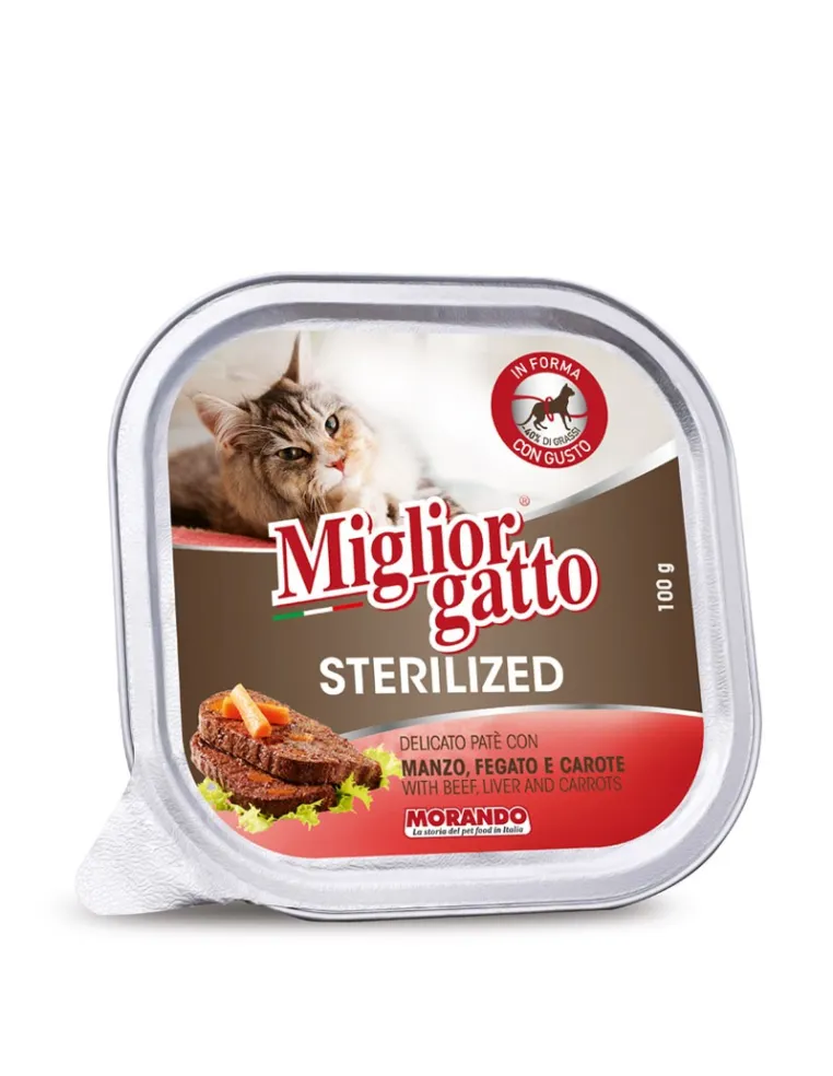 Migliorgatto Sterilized Manzo Fegato 100gr