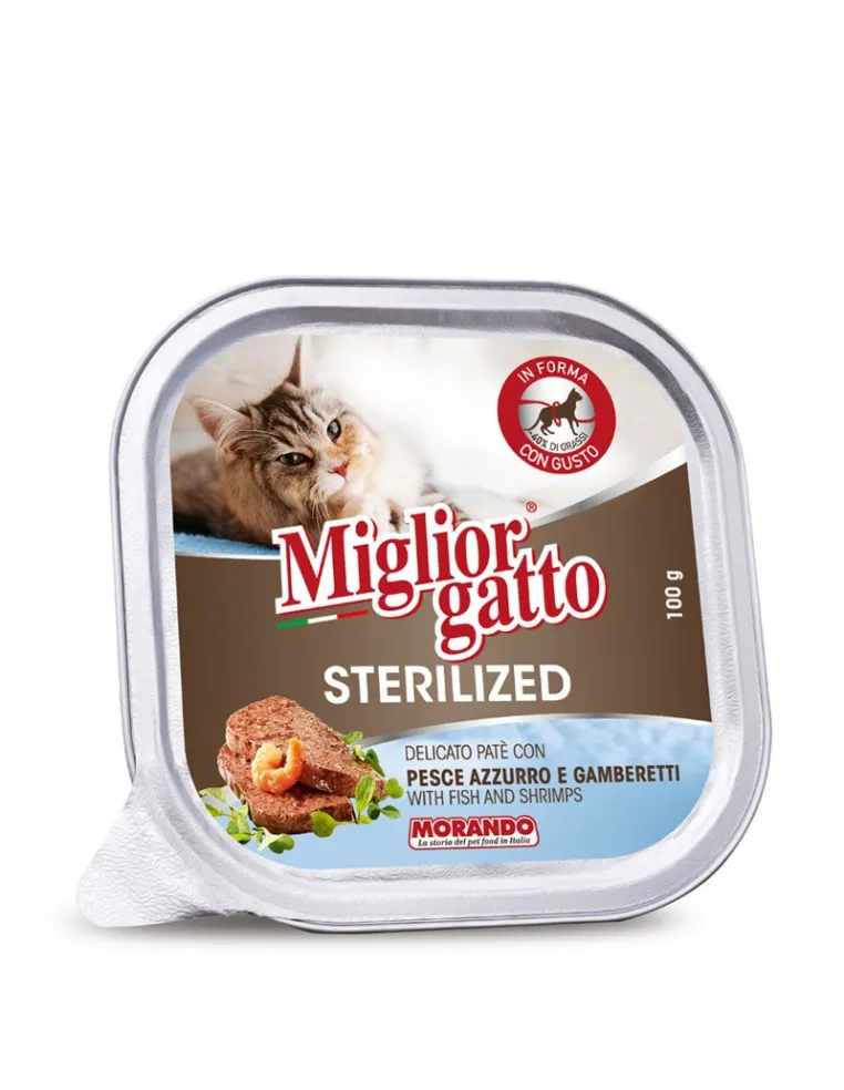Migliorgatto Sterilized Pesce Azzurro 100g