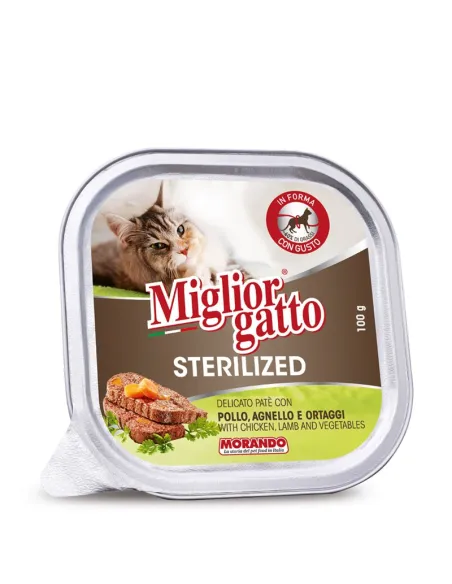 Migliorgatto Sterilized Pollo Agnello 100g Migliorgatto Sterilized Pollo Agnello 100g