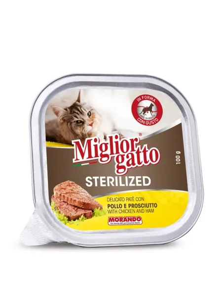 Migliorgatto Sterilized Pollo Prosciutto 100gr