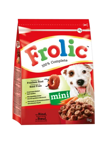 Mini Manzo Carote Dog Frolic 1kg