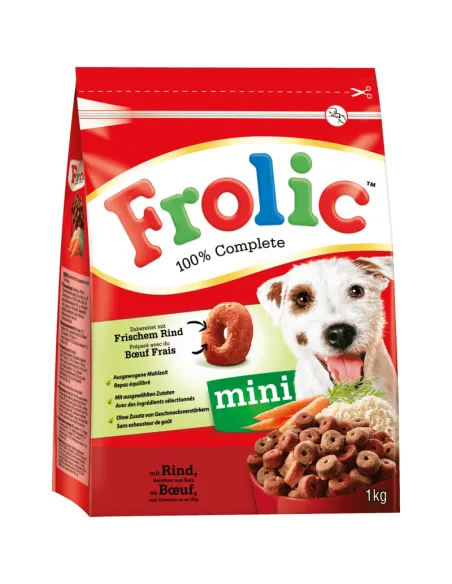 Mini Manzo Carote Dog Frolic 1kg