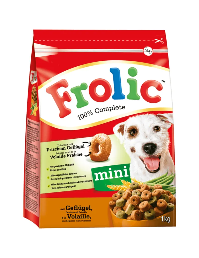 Mini Pollo Verdure Cereali Dog Frolic 1kg