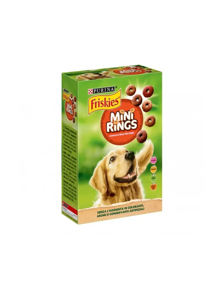 Mini Rings Friskies Biscotto per Cani 500g