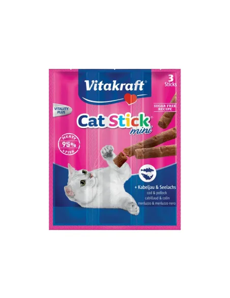 Mini Sticks Vitakraft 18g Merluzzo e Tonno
