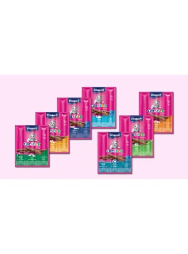 Mini Sticks Vitakraft 18g Pollo e Erba Gatta
