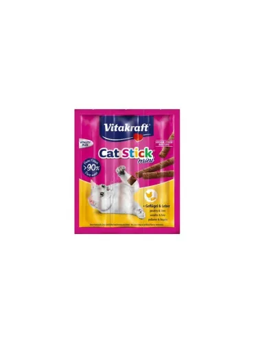 Mini Sticks Vitakraft Pollo Fegato 18g Snack per Gatti