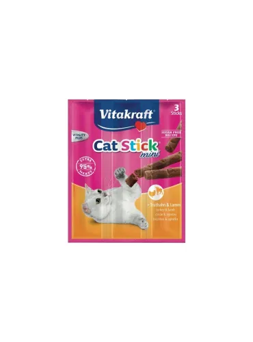 Mini Sticks Vitakraft Tacchino Agnello 18g Snack per Gatti