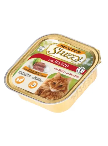 Mister Stuzzy Cat Manzo Vaschetta 100g