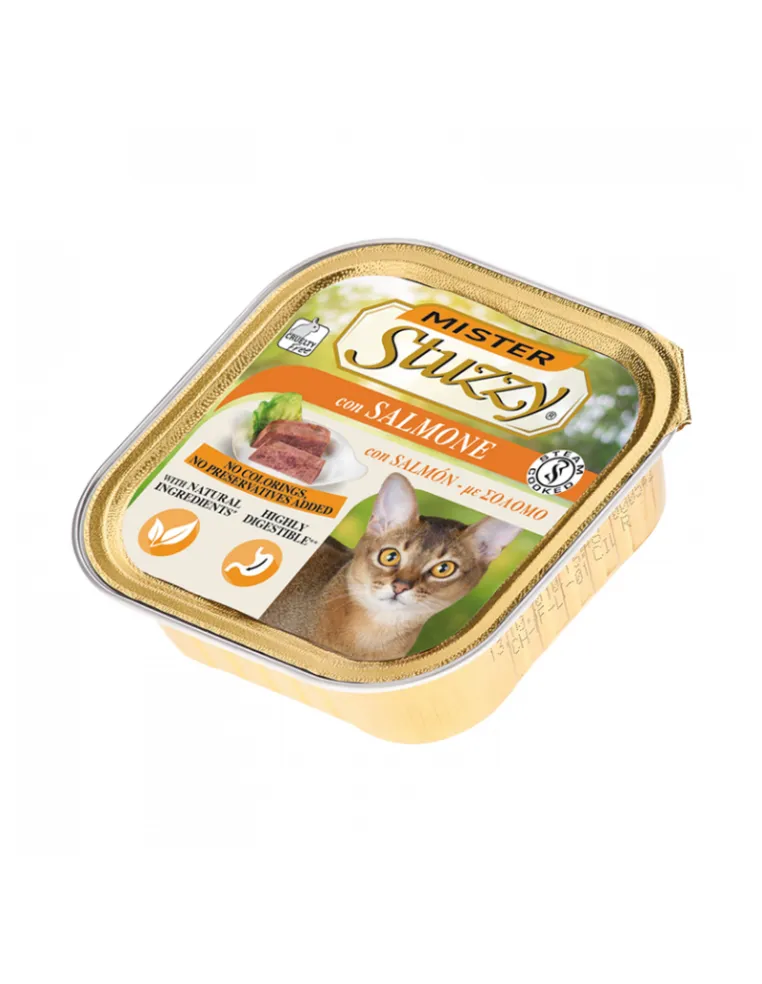 Mister Stuzzy Cat Salmone 100g Vaschetta