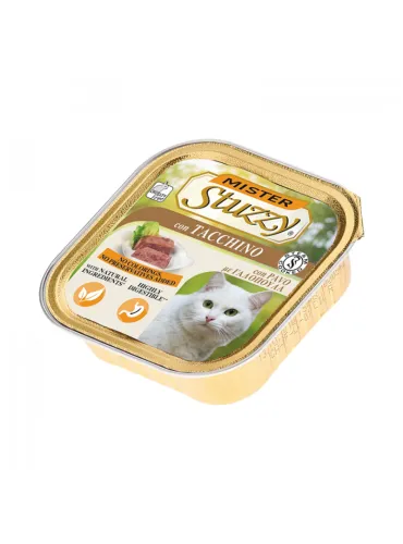 Mister Stuzzy Cat Tacchino Vaschetta 100g