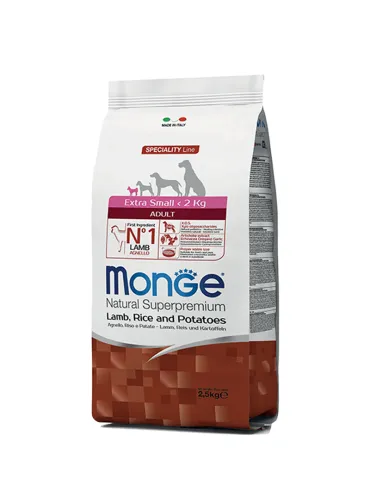 Monge Adult Extra Small Agnello Riso Patate 2.5kg