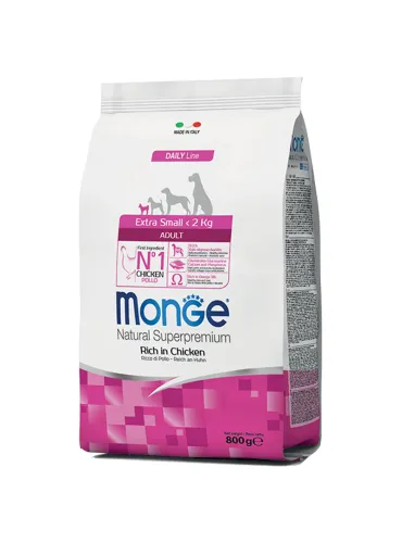 Monge Adult Extra Small Pollo e Riso 800g