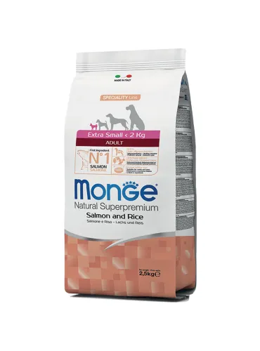 Monge Adult Extra Small Salmone e Riso 2.5kg