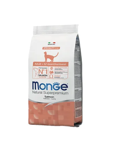 Monge Adult Salmone 10kg Cibo per Gatti