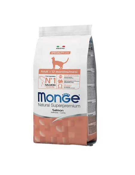 Monge Adult Salmone 10kg Cibo per Gatti Monge Adult Salmone 10kg Cibo per Gatti