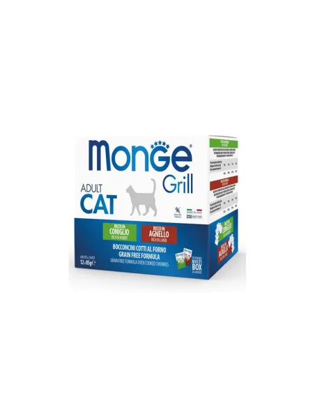 Monge Grill Multipack Mix 85g Adult con Agnello