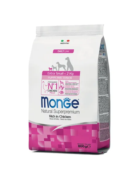 Monge Puppy Extra Small Pollo e Riso 800g Monge Puppy Extra Small Pollo e Riso 800g