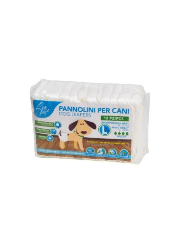 Mutanda Cani Misura L 12 Pezzi 16-25kg