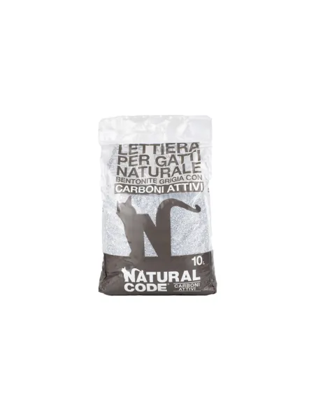 Natural Code Bentonite Carbone Lettiera 10lt