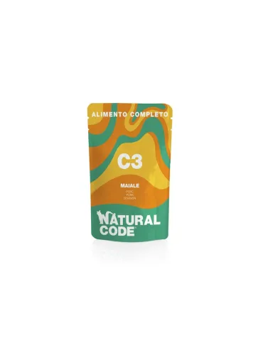 Natural Code Cat Maiale 70g Busta C3 Complet