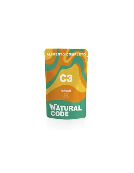 Natural Code Cat Maiale 70g Busta C3 Complet