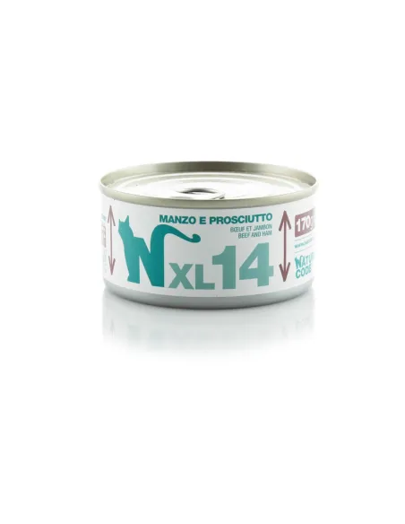 Natural Code Cat Manzo 14x170g