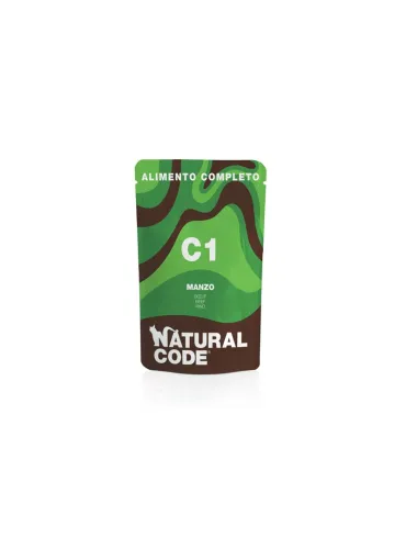 Natural Code Cat Manzo Busta 70g C1 Complet