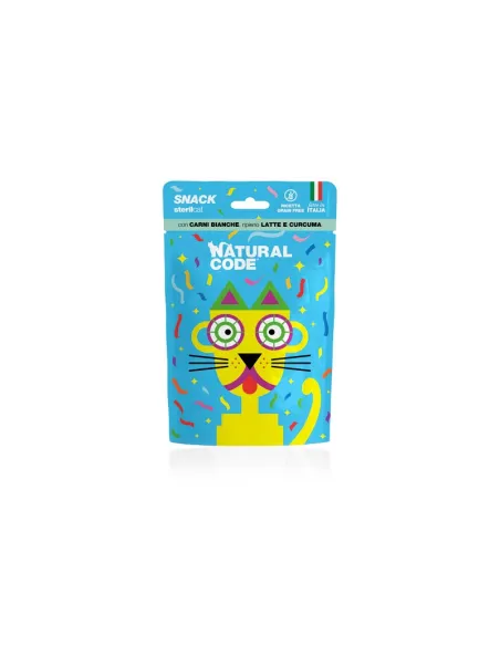 Natural Code Cat Snack 60g Steril Carni Bianche Natural Code Cat Snack 60g Steril Carni Bianche