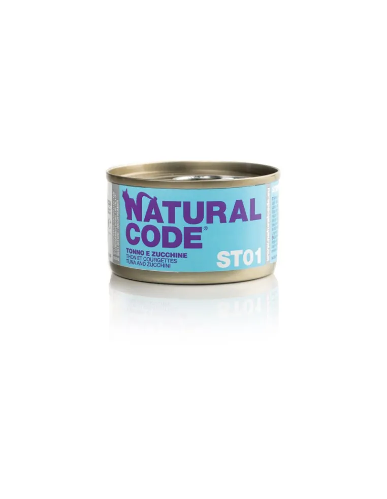 Natural Code Cat Steril ST01 Tonno e Zucchine 85g