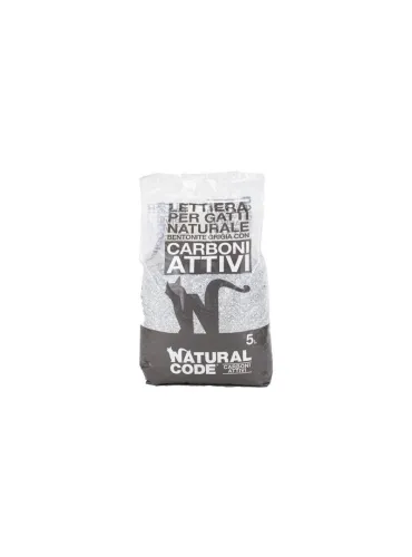 Natural Code Lettiera Bentonite Carbone 5lt