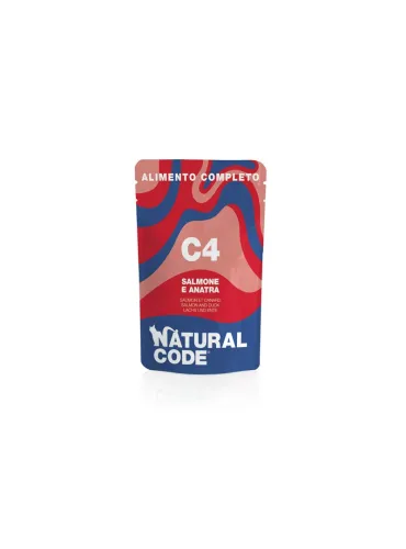 Natural Code Salmone Anatra 70g Busta C4 Complet