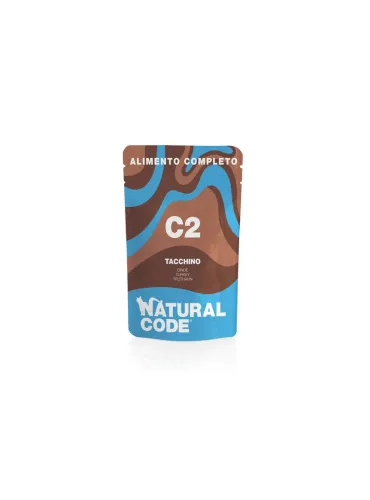 Natural Code Tacchino Completo 70g Busta C2