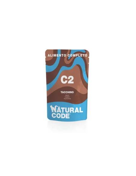 Natural Code Tacchino Completo 70g Busta C2