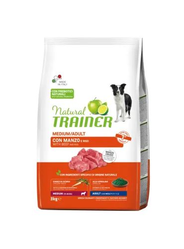 Natural Trainer Adult Medium Manzo 3kg