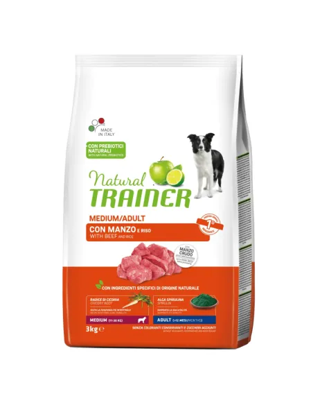 Natural Trainer Adult Medium Manzo 3kg