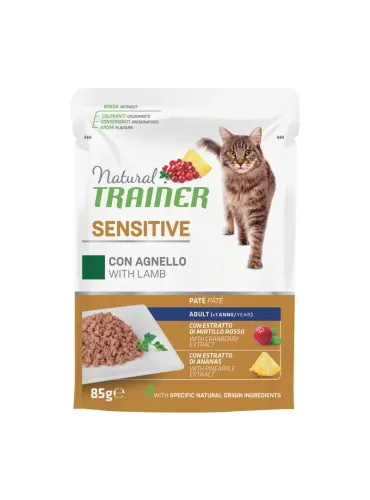 Natural Trainer Sensitive Agnello 85g Busta