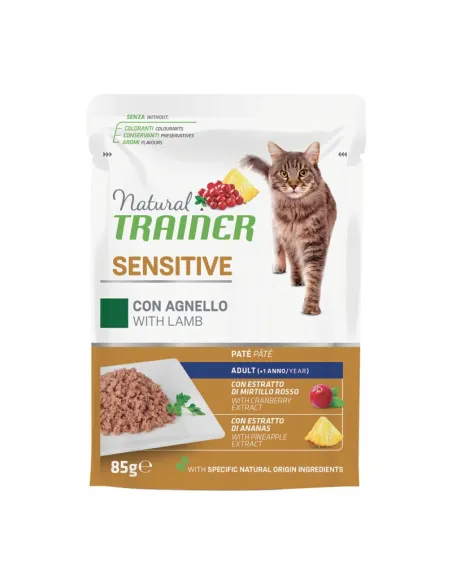 Natural Trainer Sensitive Agnello 85g Busta Natural Trainer Sensitive Agnello 85g Busta