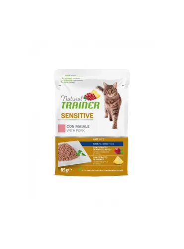 Natural Trainer Sensitive Maiale 85g Busta