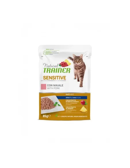 Natural Trainer Sensitive Maiale 85g Busta