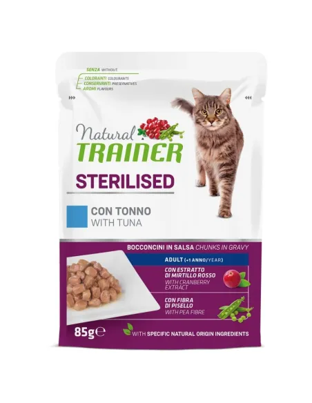 Natural Trainer Sterilised Tonno 85g Busta