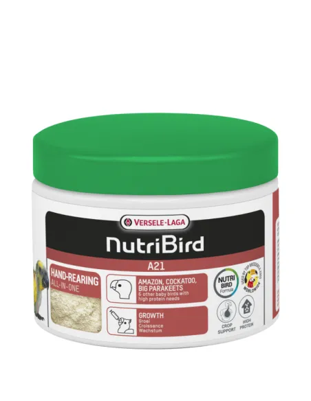 NutriBird A21 Pappa Imbecco per Pappagalli Media Taglia 800g
