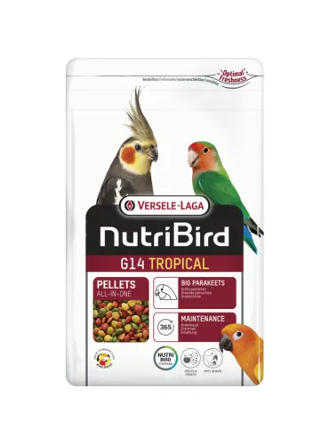 Nutribird G14 Mangime Estruso Manutenzione Tropicale Pappagalli MD.T
