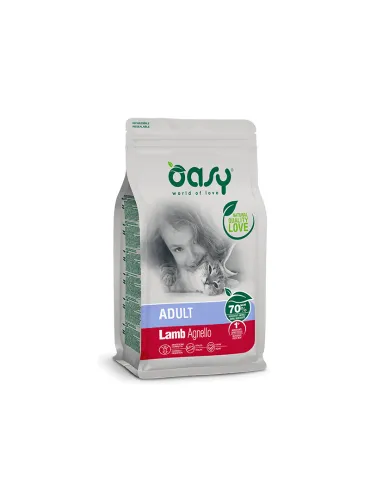 Oasy Adult Agnello 300g Alimento per Gatti