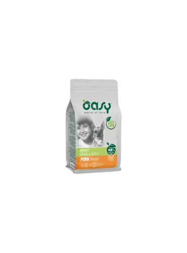 Oasy Adult Dog Food Maiale Small/Mini 800gr
