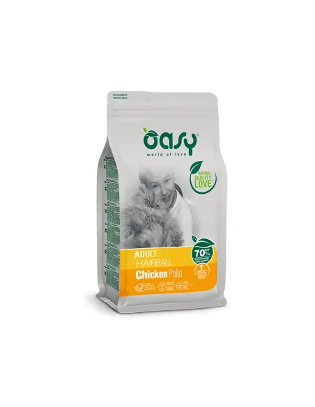 Oasy Adult Hairball 300g Controllo Pelo Gatto Adulto