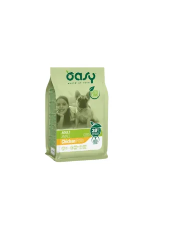 Oasy Adult Small Pollo 1kg Alimento per Cani