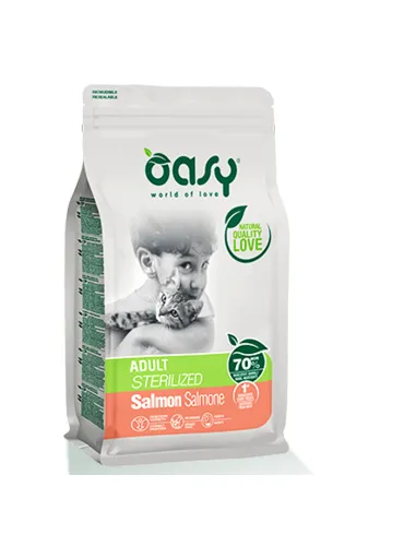 Oasy Adult Sterilizzato Salmone 300g