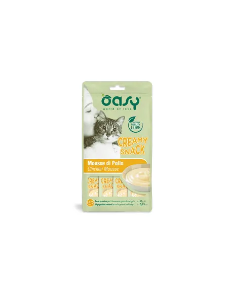 Oasy Creamy Cat Snack Pollo 4x15g